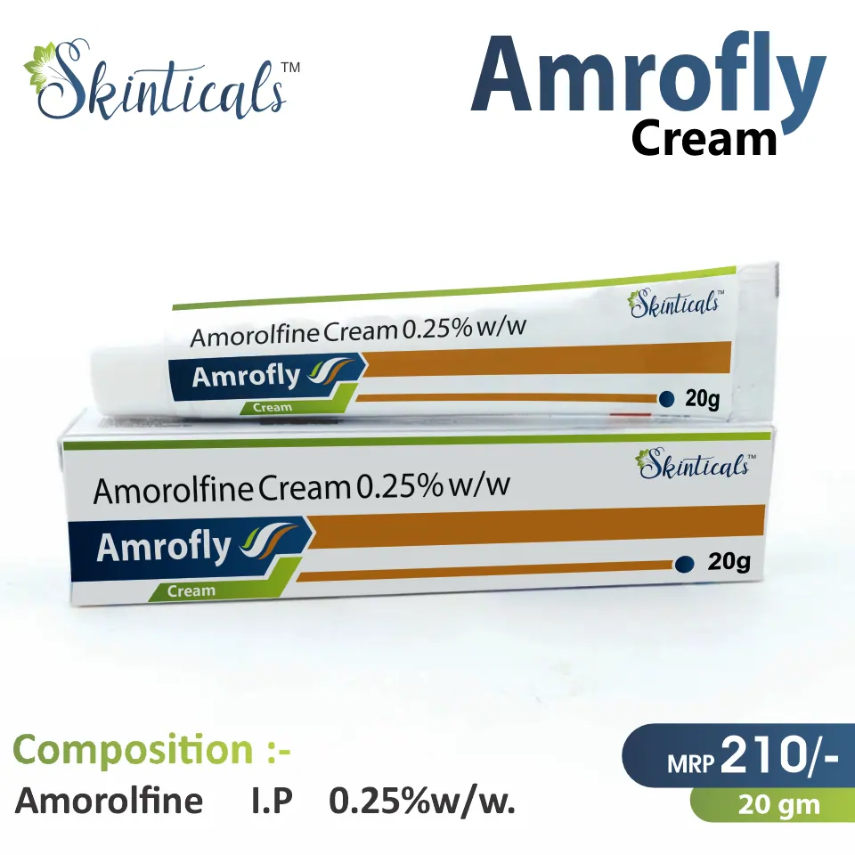 Amorolfine I.P. 0.25% w/w Cream at best price in PCD Pharma Franchise for Skin Mycoses, Fungal Infections.